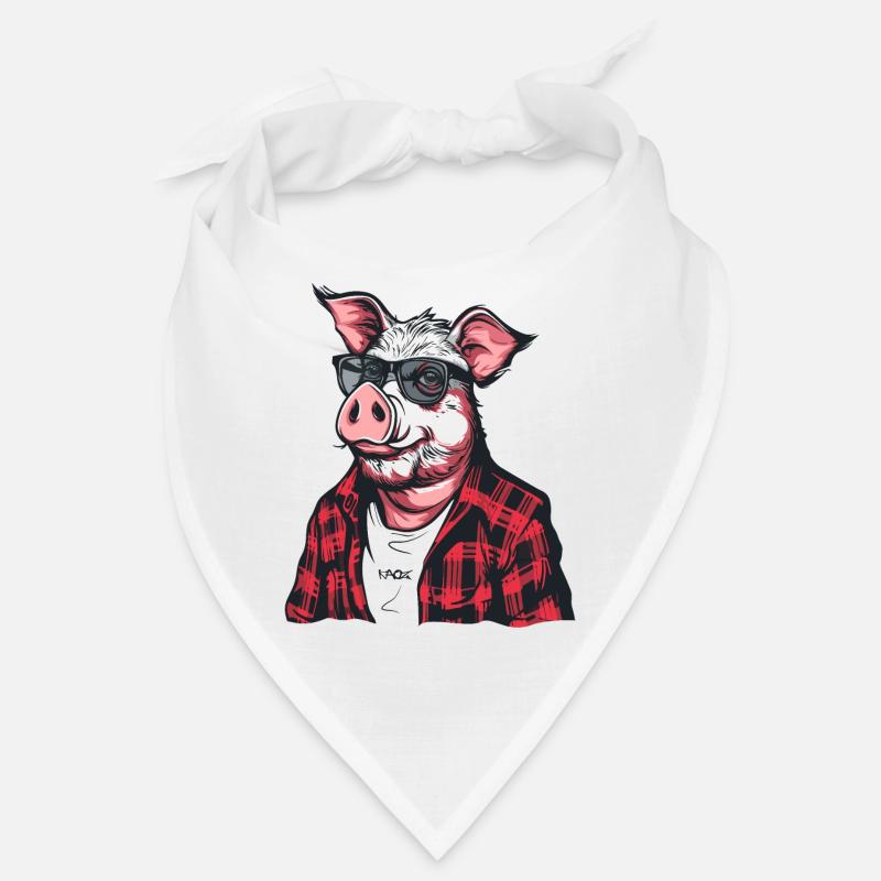 Cochon bûcheron Bandana