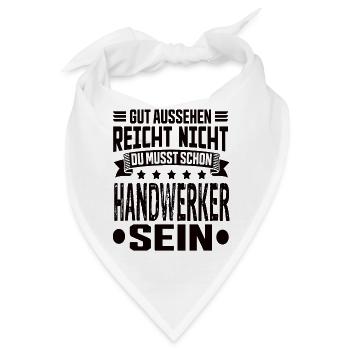 Handwerker - Bandana - Weiß - Vorne
