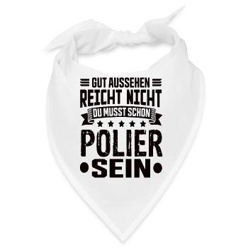 Polier - Bandana - Weiß - Vorne