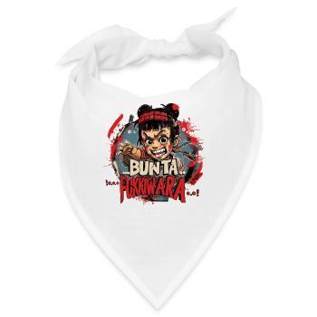 Japan Phantasie Anime Parodie: Bunta Fukkiwara - Bandana - Weiß - Vorne