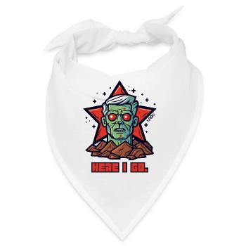 Hier gehe ich, hier komme ich - Bandana - Weiß - Vorne