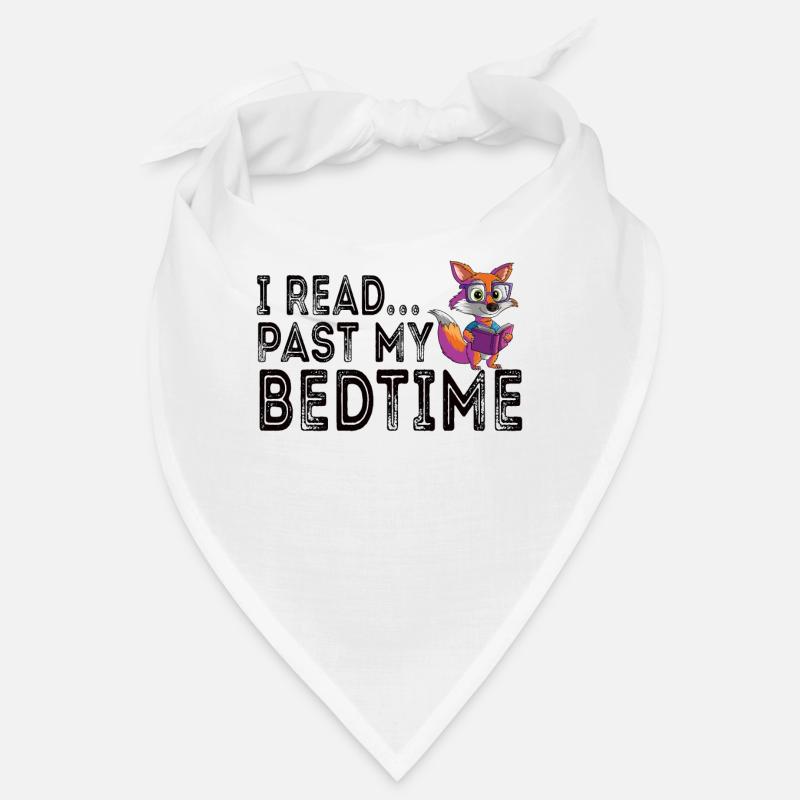 I read after bedtime Lesefuchs Bandana
