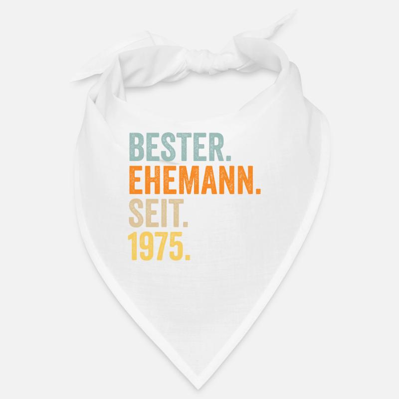 Valentinstag Bester Ehemann Seit 1975 Bandana