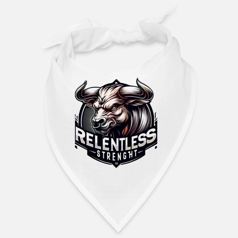 Relentless Strength - Bandana - Weiß