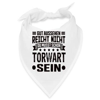 Torwart - Bandana - Weiß - Vorne