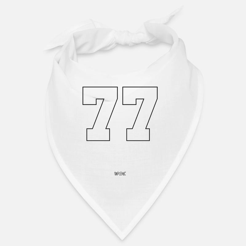 The number 77 Bandana
