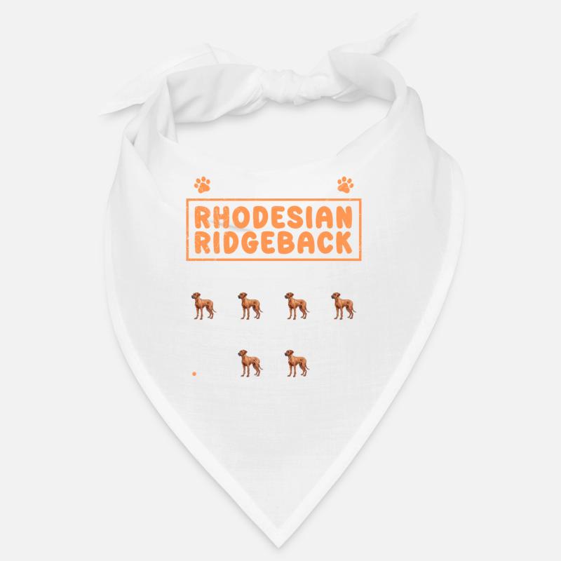 GUIDE D’ENTRAÎNEMENT RHODESIAN RIDGEBACK Fun - Bandana - blanc