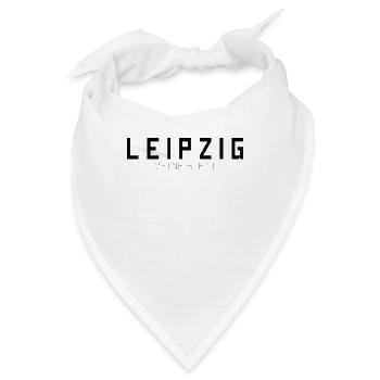 Leipzig Meine Stadt - Bandana - Weiß - Vorne