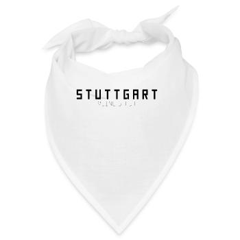 Stuttgart Meine Stadt - Bandana - Weiß - Vorne
