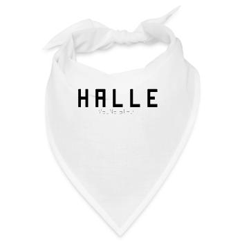 Halle Meine Stadt - Bandana - Weiß - Vorne