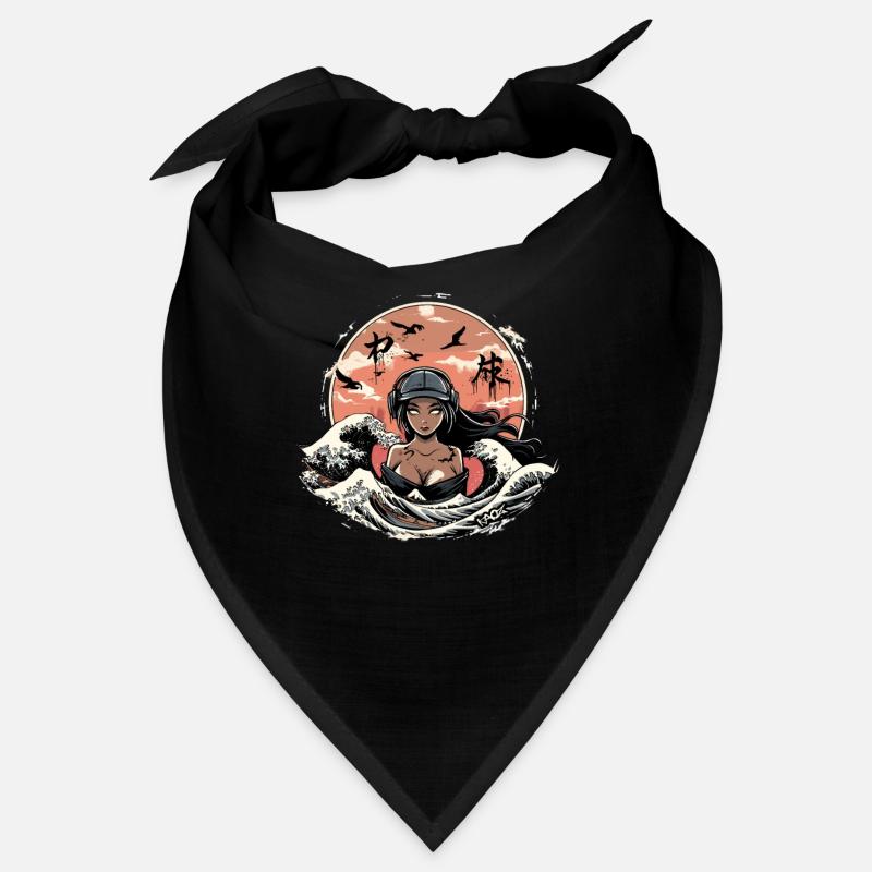 Fille dans les vagues Bandana