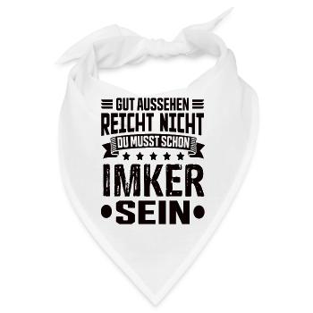 Imker - Bandana - Weiß - Vorne
