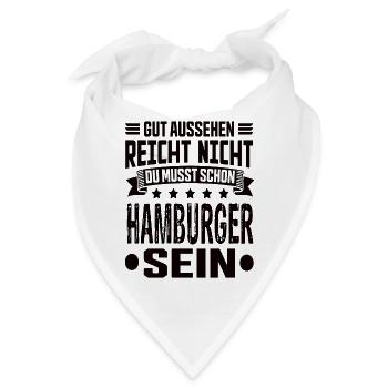 Hamburg - Bandana - Weiß - Vorne
