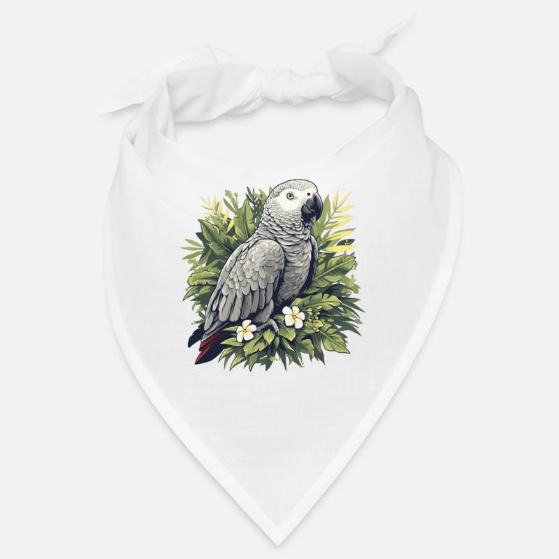 Perroquets gris d’Afrique Bandana