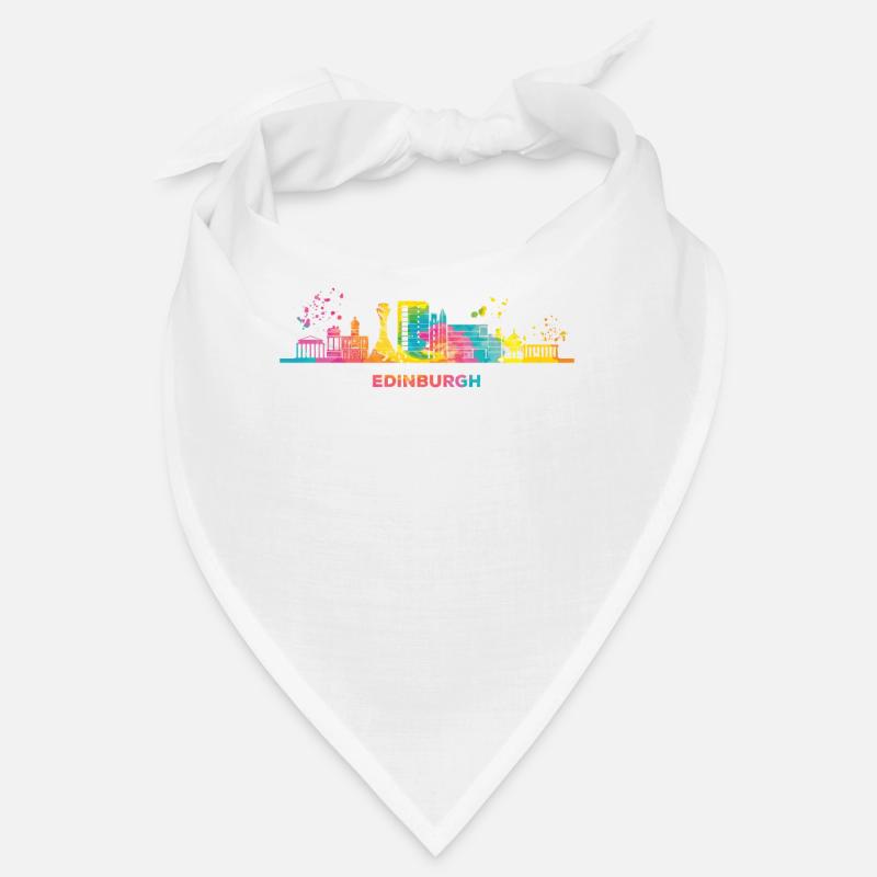 Edinburgh Skyline Cityscape Edinburgh Bandana