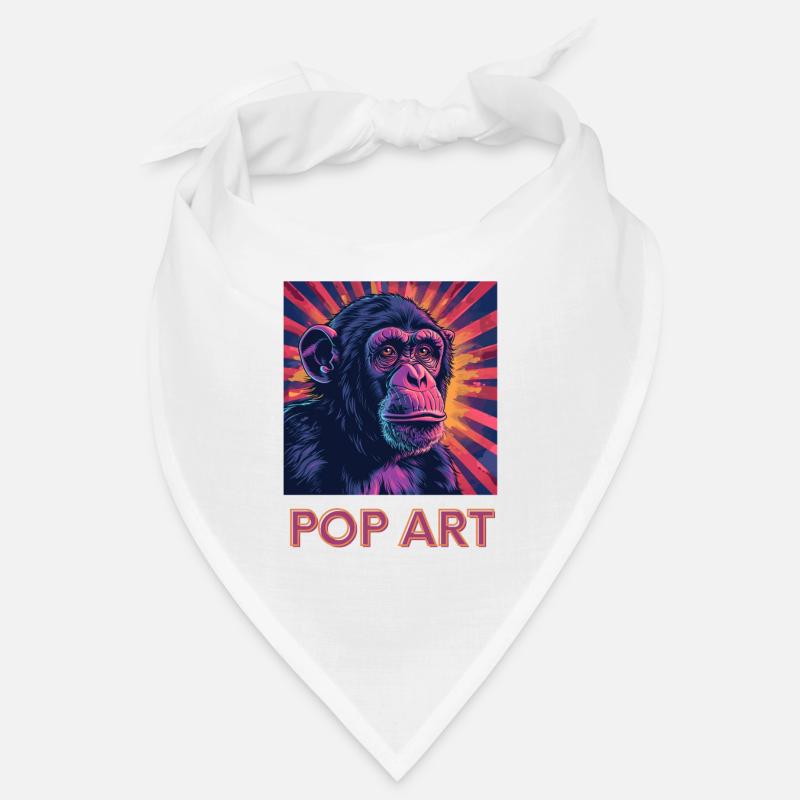 Pop Art Monkey Bandana
