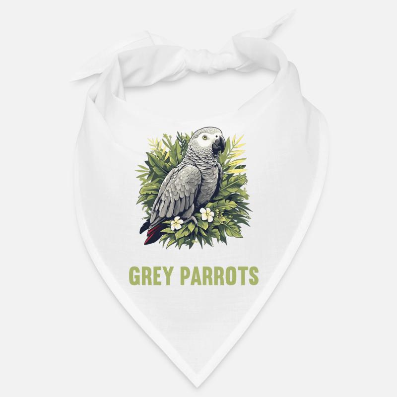 Perroquets gris d’Afrique Bandana