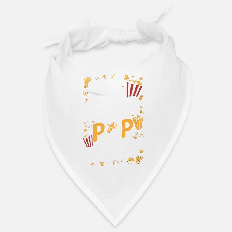 Dicton de pop-corn amusant, pop-corn en rafale Bandana