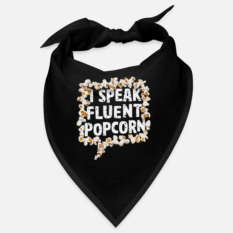 Dicton de pop-corn amusant, pop-corn en rafale Bandana