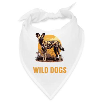 Wildhunde Wildhund - Bandana - Weiß - Vorne