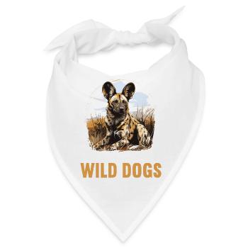 Wildhunde Wildhund - Bandana - Weiß - Vorne