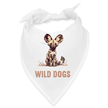 Wildhunde Wildhund - Bandana - Weiß - Vorne