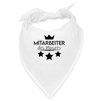 Mitarbeiter - Bandana - Weiß - Vorne