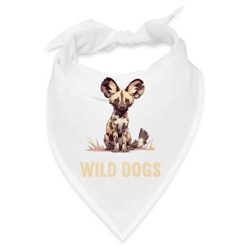 Wildhunde Wildhund - Bandana - Weiß - Vorne