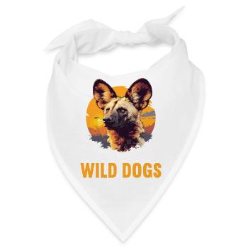 Wildhunde Wildhund - Bandana - Weiß - Vorne