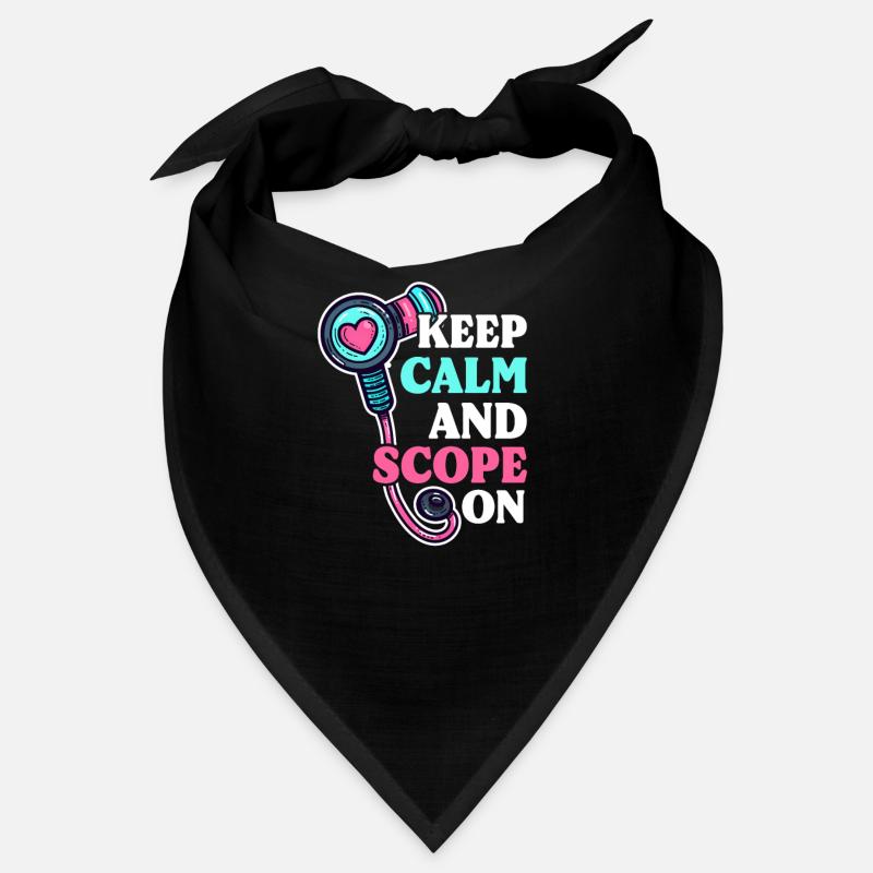 GI Nurse Keep Calm and Scope On Bandana