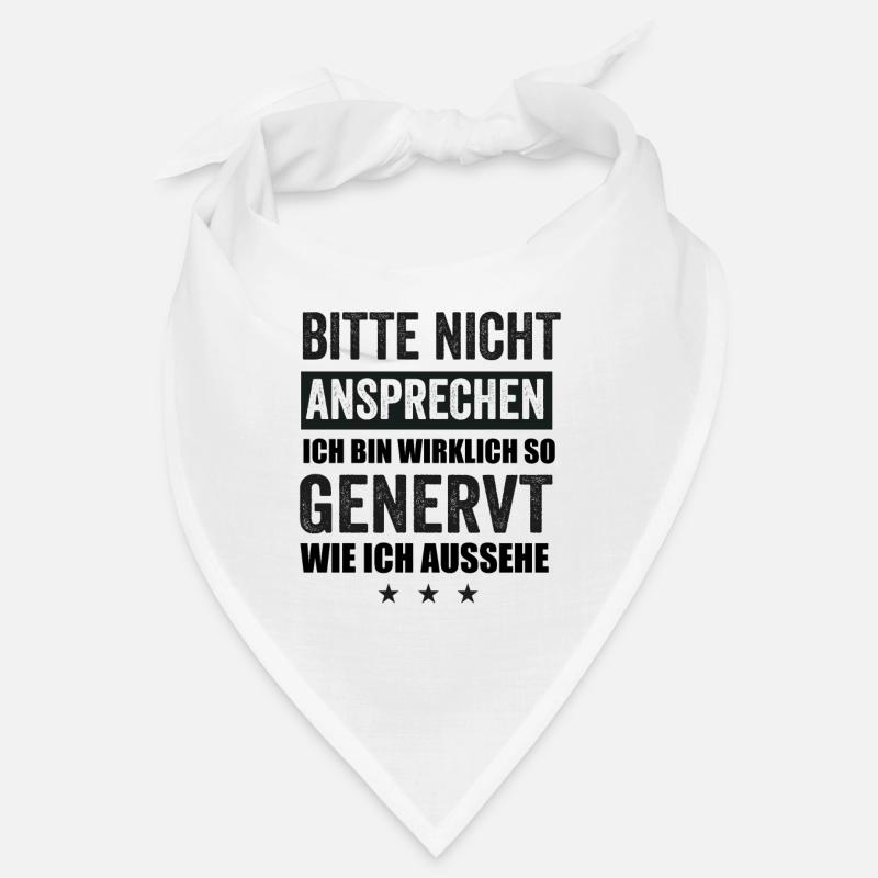 Bitte Nicht Ansprechen Ich Bin Wirklich So Genervt Bandana