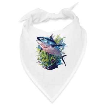 Tuna Thunfische Thunfisch - Bandana - Weiß - Vorne