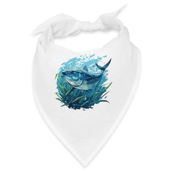 Tuna Thunfische Thunfisch - Bandana - Weiß - Vorne