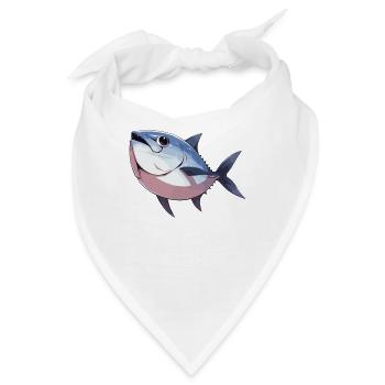 Tuna Thunfische Thunfisch - Bandana - Weiß - Vorne