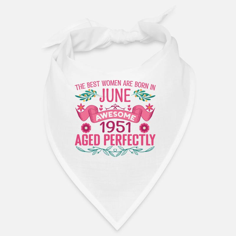 Juni 1951 Geburtstag der Frau Juni 1951 Bandana