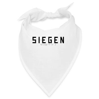 Siegen Meine Stadt - Bandana - Weiß - Vorne
