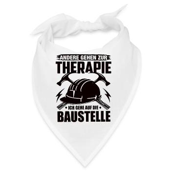 Handwerk Handwerker Handwerker Humor Baustelle - Bandana - Weiß - Vorne