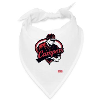 Parodie-Team von Baseball-Campern - Bandana - Weiß - Vorne