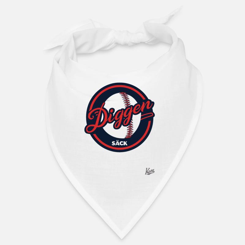 Lustig Baseball-Logo Dicker Sack: Team Diggen Säck Bandana