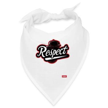 Parodie-Baseball Team: Respekt - Bandana - Weiß - Vorne