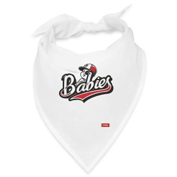 Parodie auf ein Baseball-Baby-Team - Bandana - Weiß - Vorne