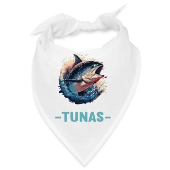 Tuna Thunfische Thunfisch - Bandana - Weiß - Vorne