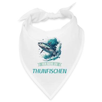 Tuna Thunfische Thunfisch - Bandana - Weiß - Vorne