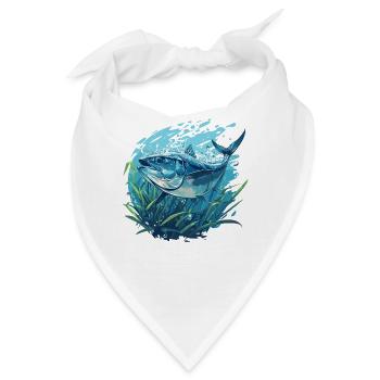 Tuna Thunfische Thunfisch - Bandana - Weiß - Vorne