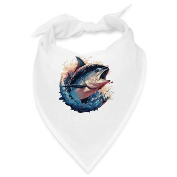 Tuna Thunfische Thunfisch - Bandana - Weiß - Vorne