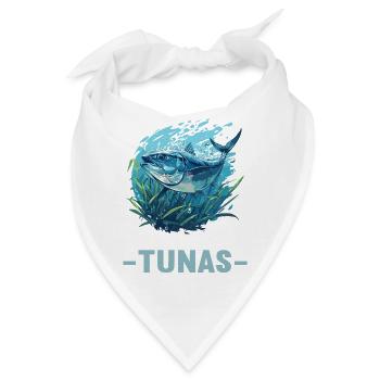 Tuna Thunfische Thunfisch - Bandana - Weiß - Vorne