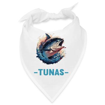 Tuna Thunfische Thunfisch - Bandana - Weiß - Vorne