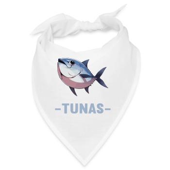 Tuna Thunfische Thunfisch - Bandana - Weiß - Vorne
