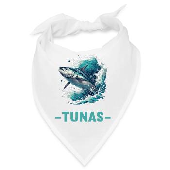 Tuna Thunfische Thunfisch - Bandana - Weiß - Vorne