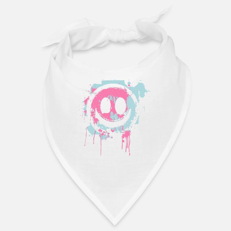 Graffiti Smiley Face - Street Art Urbain Bandana